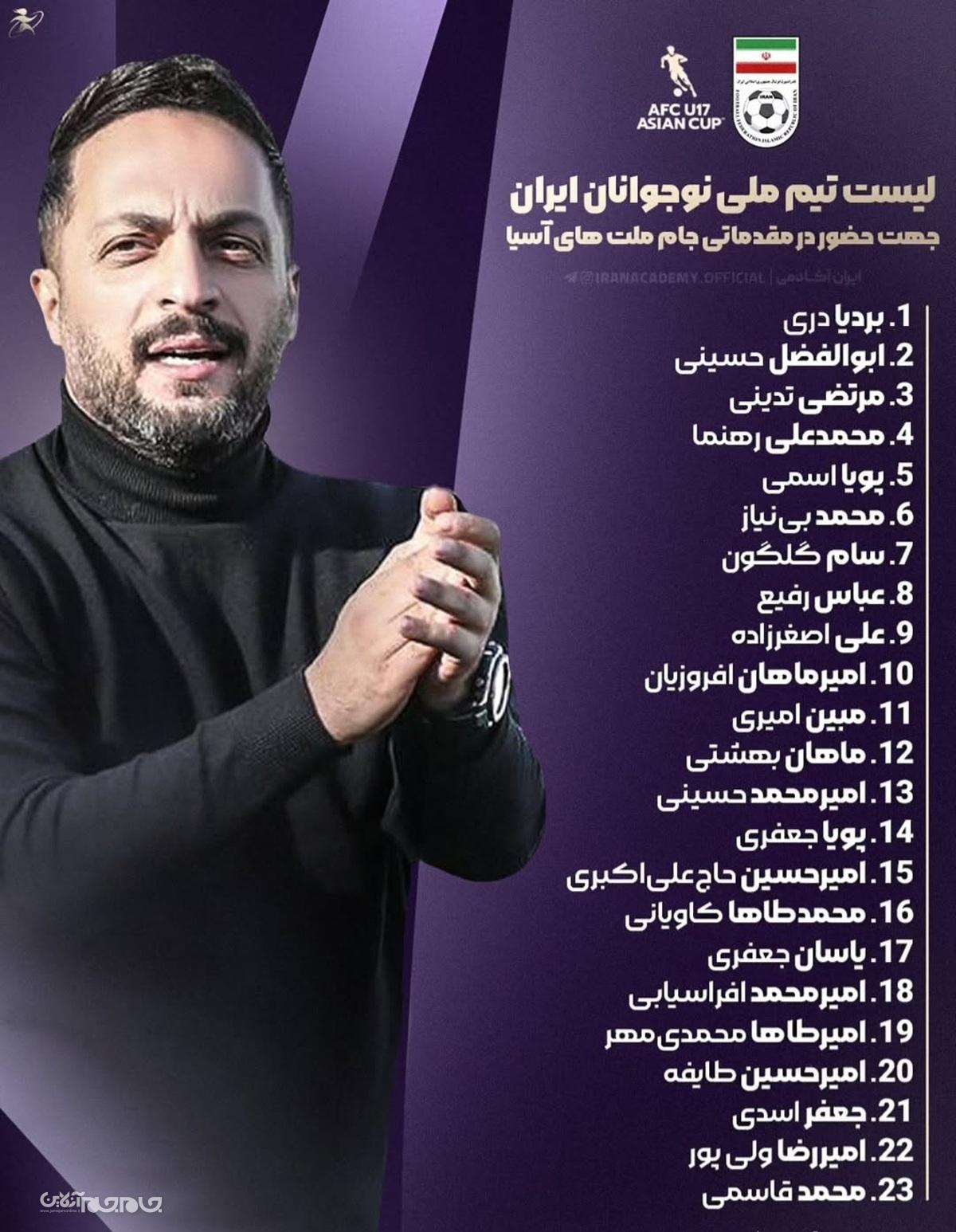 دو فوتبالیست اسلامشهری در تیم ملی فوتبال ایران