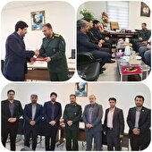 مدیرکل انتقال خون استان کهگیلویه و بویراحمد با جانشین  سپاه فتح استان دیدار و گفتگو کرد