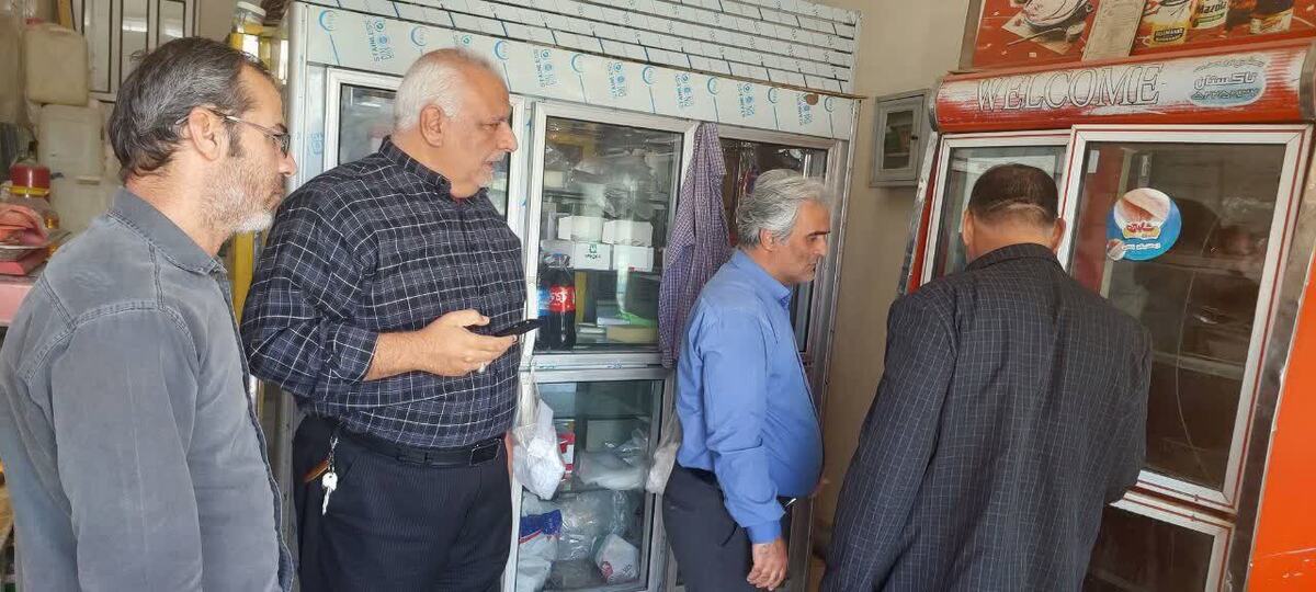 بازدید از مراکز عرضه فرآورده‌های خام دامی دانسفهان