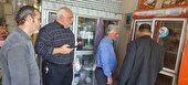 بازدید از مراکز عرضه فرآورده‌های خام دامی دانسفهان
