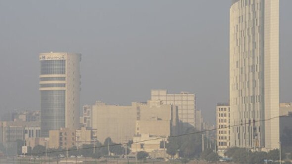 ۱۲ شهر خوزستان در وضعیت قرمز و نارنجی آلودگی هوا