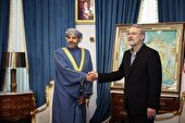 وزیر کشور عمان با دبیر شورای عالی امنیت ملی ایران دیدار کرد