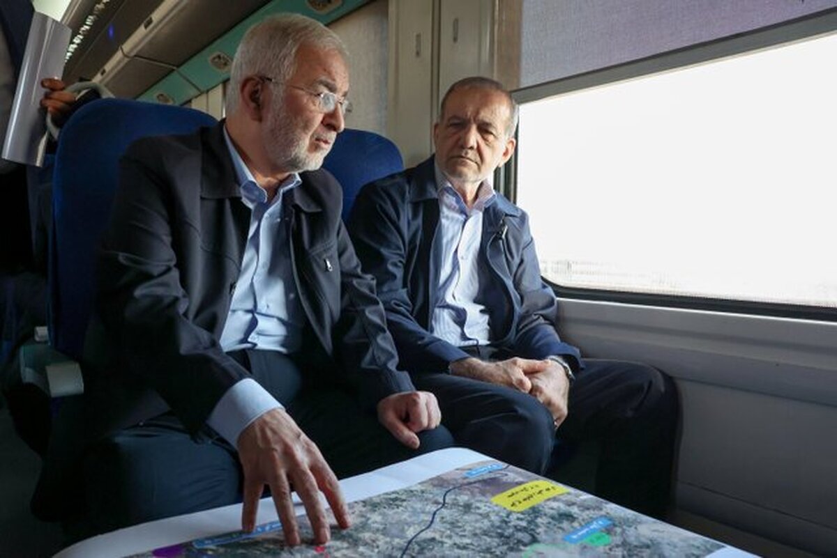 مسعود پزشکیان صبح امروز از خطوط راه آهن حومه ای استان تهران بازدید کرد.