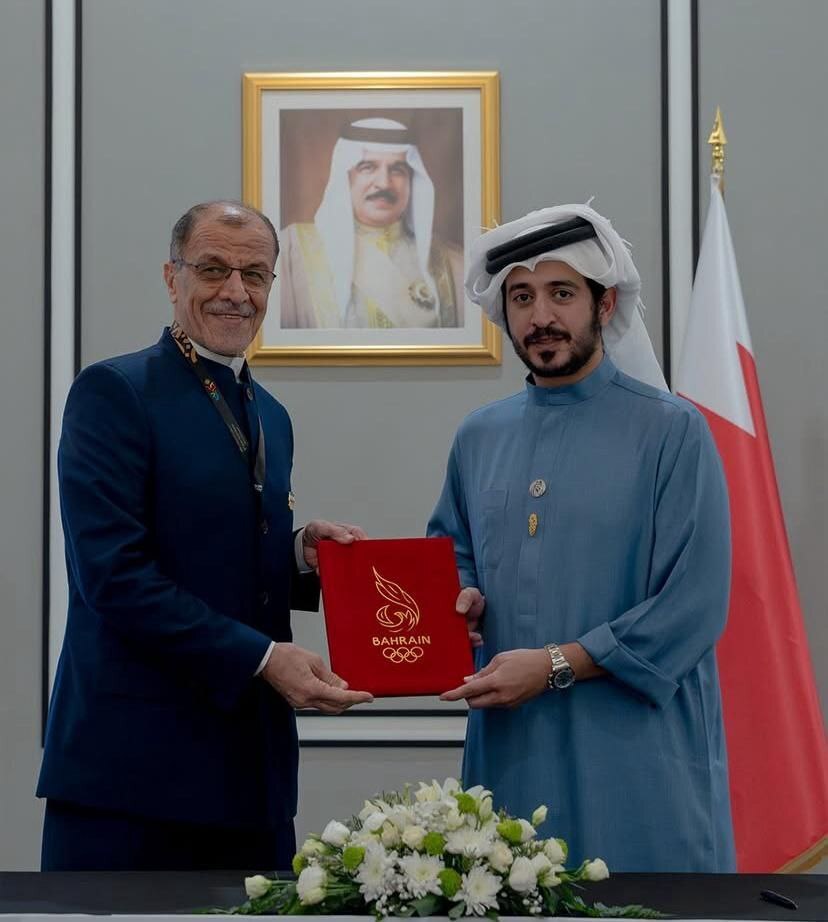 امضای تفاهمنامه همکاری بین کمیته ملی المپیک  ایران و بحرین