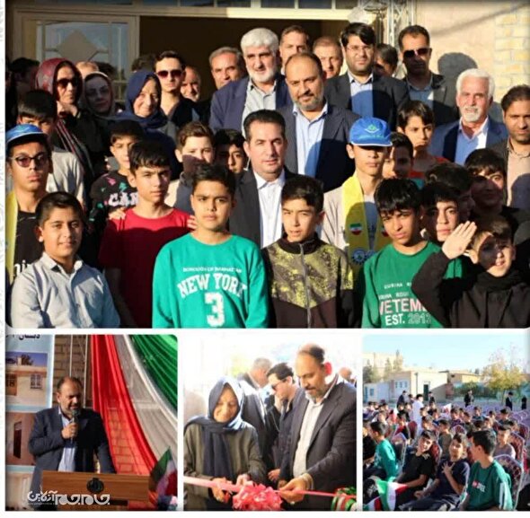 افتتاح مدرسه چهار کلاسه خیر ساز بانو محبان