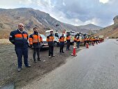 آماده‌باش راهداران البرز در پی هشدار نارنجی هواشناسی