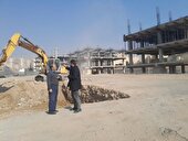 بازدید از روند اجرایی پیشرفت فیزیکی پروژه ۱۶۰ واحدی نهضت ملی مسکن در شهرستان آبیک