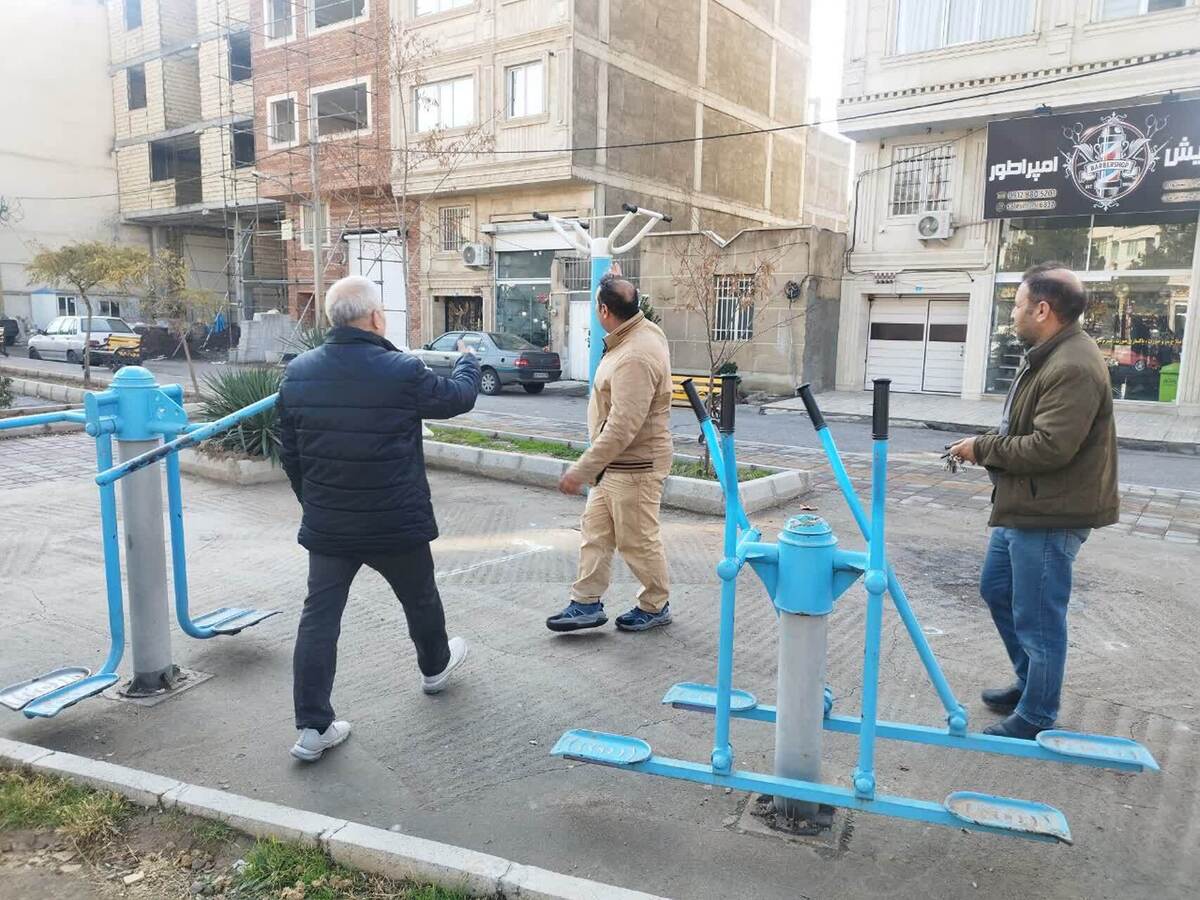 سرپرست سازمان سیما، منظر و فضای سبز شهری شهرداری از پارک محله‌ای منطقه ۲ محمدیه بازدید کرد.