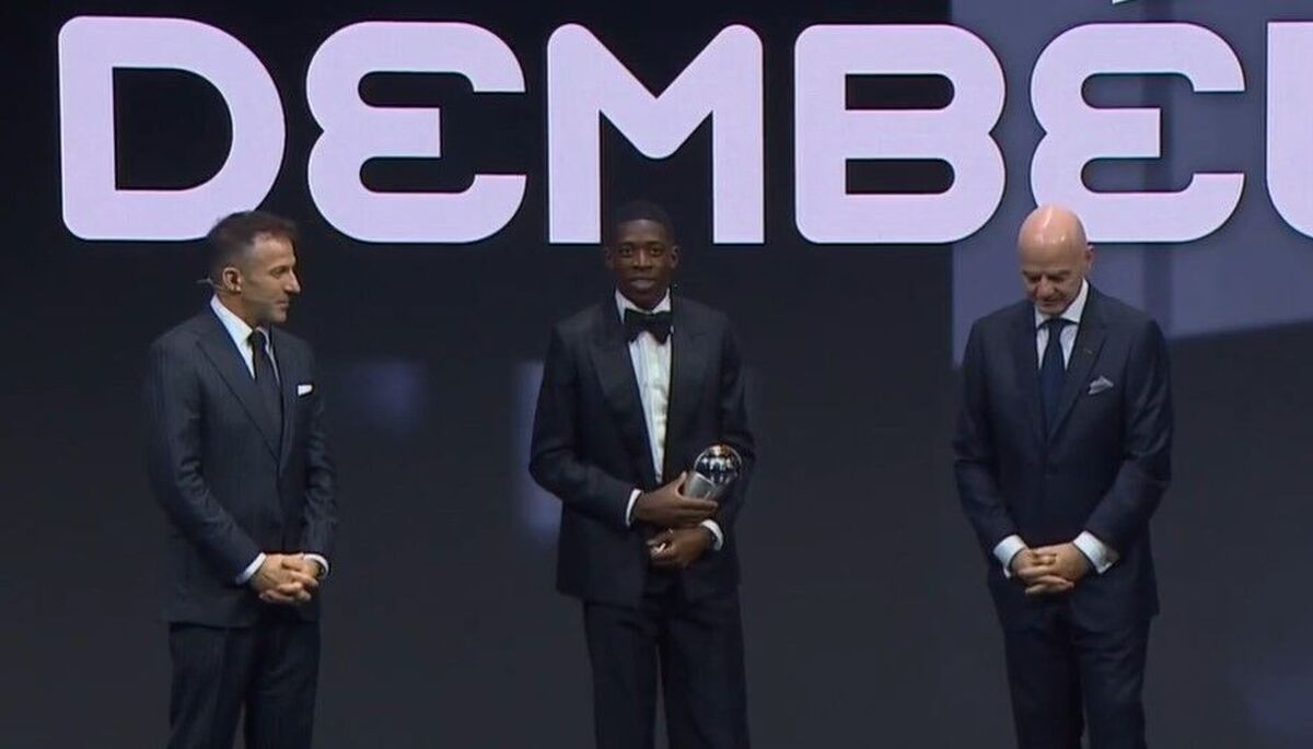 مهاجم فرانسوی پاری‌سن‌ژرمن در مراسم THE BEST به عنوان بازیکن سال فوتبال جهان در سال ۲۰۲۵ انتخاب شد.