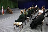 گزارش تصویری | دیدار دست‌اندرکاران کنگره شهدای استان البرز با رهبر انقلاب