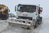 اجرای ۱۲۰۰ کیلومتر باند برف‌روبی در محورهای کوهستانی استان همدان