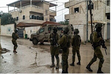 درگیری جوانان فلسطینی با اشغالگران در کرانه باختری