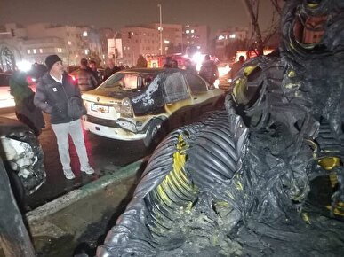 آتش‌سوزی در بزرگراه یادگار