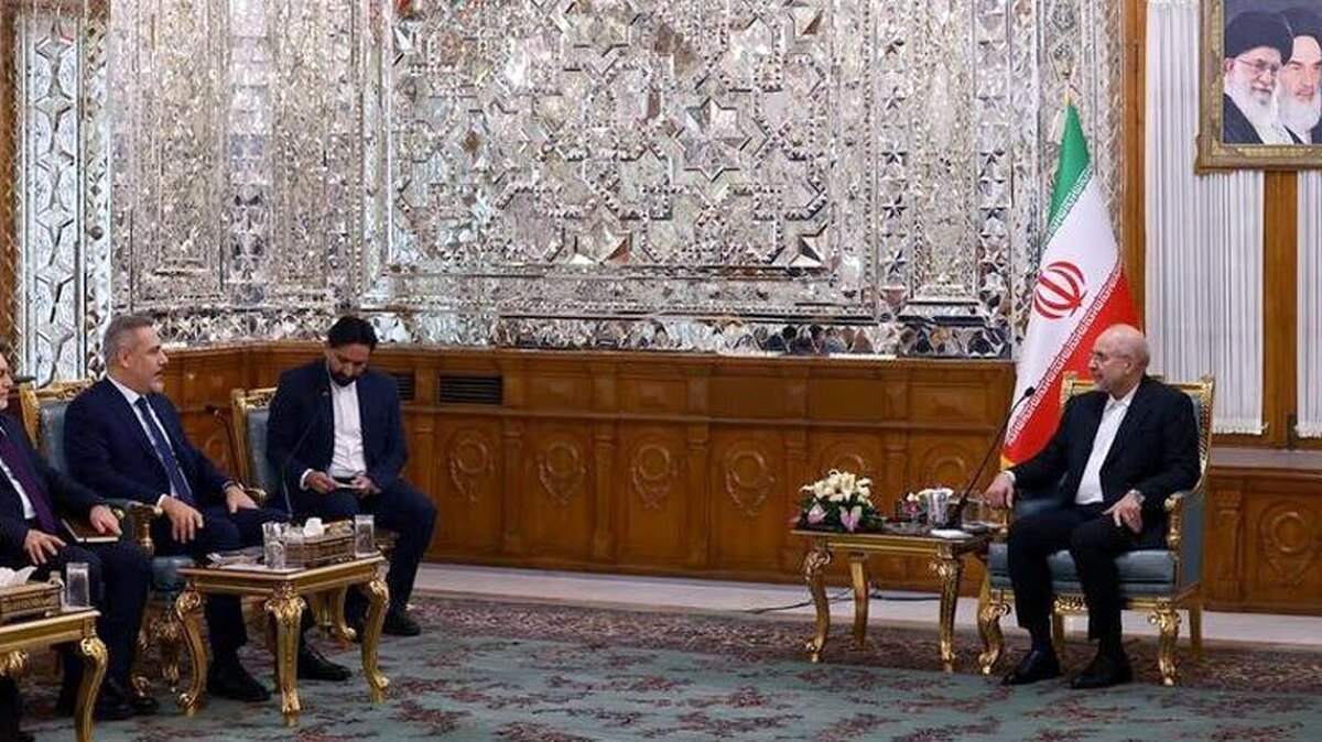 رئیس مجلس شورای اسلامی در دیدار وزیر خارجه ترکیه گفت: واقعیتی وجود دارد، اما همواره باید بر آن تاکید کنیم و واقعیت آن است که رژیم صهیونیستی و آمریکا با تقویت، وحدت، رشد، پکپارچگی و پیشرفت کشور‌های اسلامی مخالفت دیرینه جدی دارند.