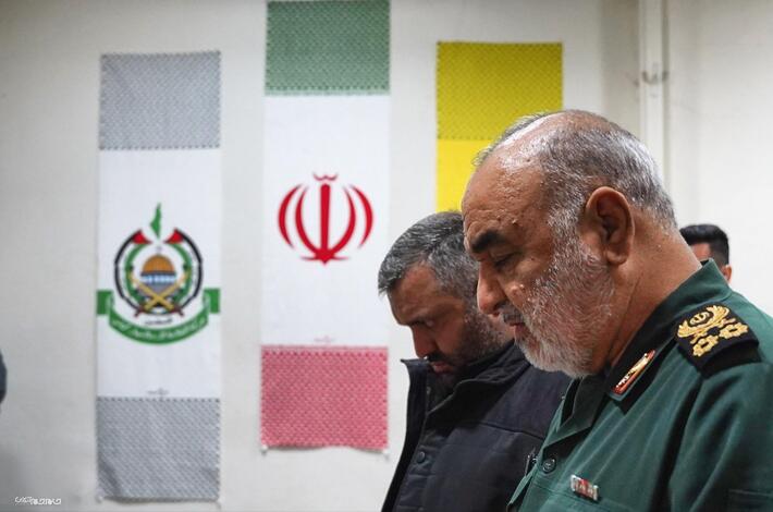 آیین وداع با پیکر مطهر شهید مدافع حرم سردار کیومرث پورهاشمی