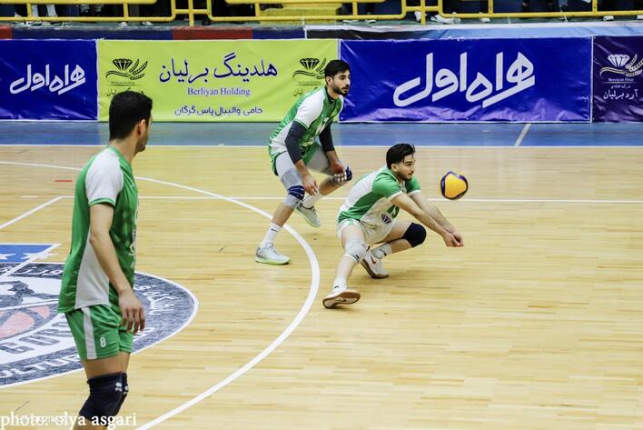 گزارش تصویری مسابقه والیبال پاس گرگان و چادرملو اردکان