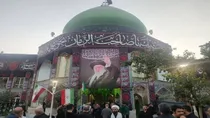 مراسم بزرگداشت شهادت رهبر انقلاب اسلامی در امامزاده علی‌اکبر (ع) چیذر تهران برگزار شد
