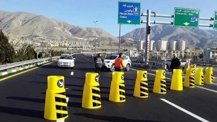 محور کندوان به تهران و کرج مسدود شد